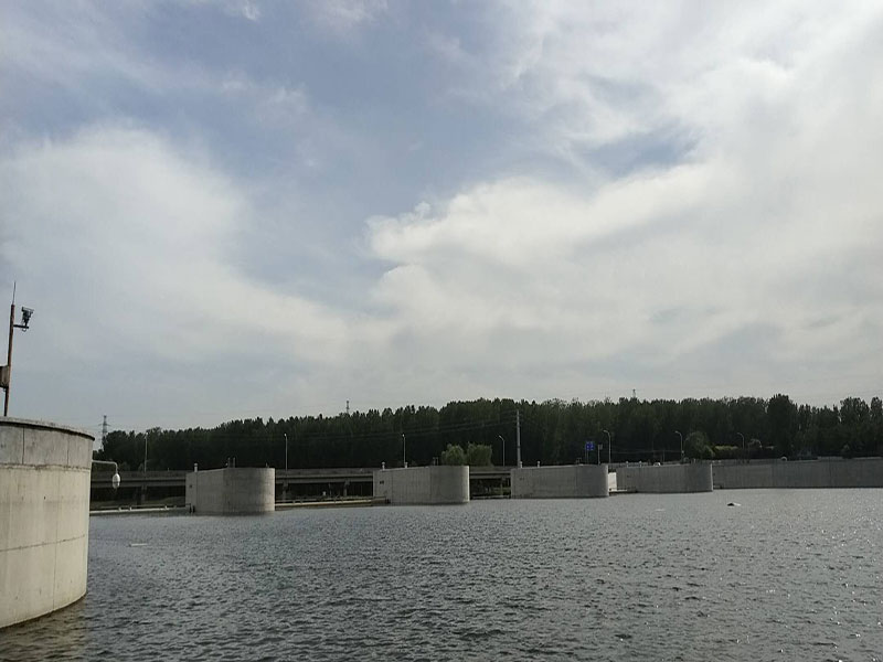 北京市通州副中心甘棠閘鋼壩